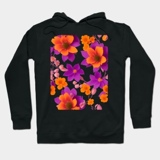 Vibrant Summer Flowers Hoodie